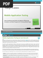 Utest Ebook Mobile Testing