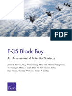 F-35 Block Buy - An Assessment of Potential Savings