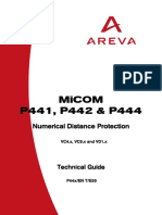 MiCOM P44x Numerical Distance Protection Technical Guide