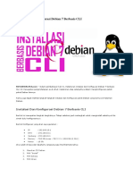 Instalasi Dan Konfigurasi Debian 7 Berbasis CLI