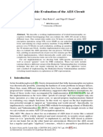 Homomorphic Evaluation of The AES Circuit