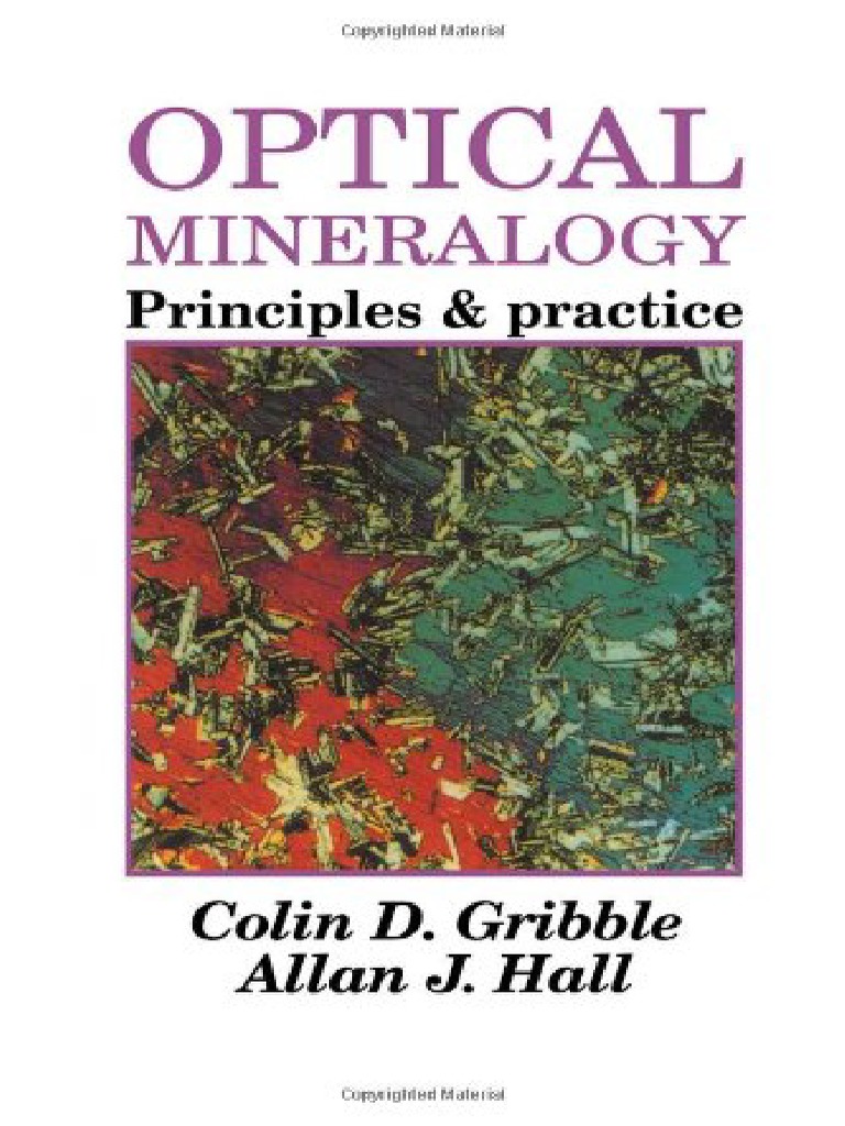 Optical Mineralogy Principles and Practice PDF Minerals Lens (Optics)