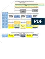 Horarios FIME