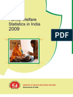 Family Welfare Statistics in India 2009