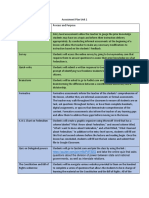 Assessment Plan Unit 1