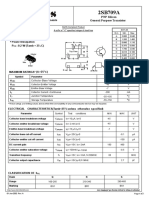 PNP Silicon Transistor Spec Sheet