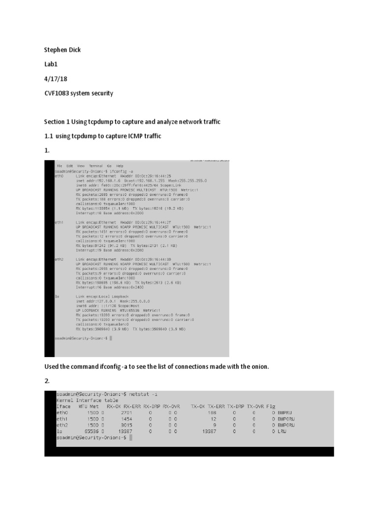 Capturing Network Traffic | PDF | File Transfer Protocol | Secure Shell