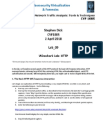 Stephen Dick CVF1085 2 April 2018 Lab - 09 Wireshark Lab: HTTP