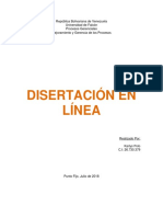 Disertaciones en Línea