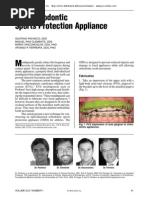 The orthodontic sports protection appliance (JCO, Vol. XLIV, Number 1, 2010)