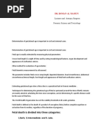 Estimating Gestational Age in Forensic Medicine