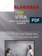 1 Kahalagahan NG Wika