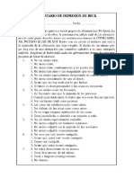 Inventario Depresion Beck PDF