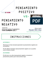 Ejemplos Pensamientos Positivos y Negativos PDF