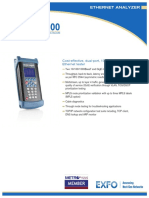 Ethernet Analyzer: Cost-Effective, Dual-Port, 10M To 1G Handheld Ethernet Tester