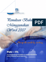 Buku Pelatihan Penulisan Buku Ajar Menggunakan Word 2007 (Dengan Video)