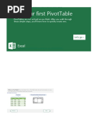 Pivot Table Tutorial