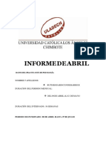 Informe de Abril