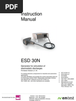 Download User Manual ESD30N by Liborio Sanchez SN38496927 doc pdf