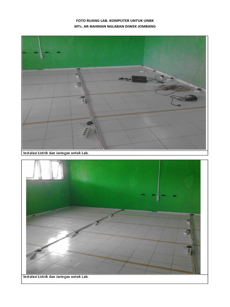 Fasilitas Lab Komputer UNBK | PDF | Sains & Matematika | Komputer