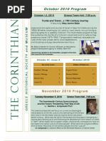 Download The Corinthian October 2010 by Greece Historical Society SN38497212 doc pdf