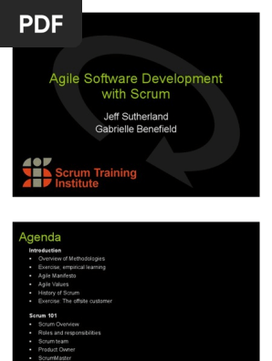 Agile Software Development Scrum