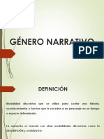 Lenguaje III°AB PPT Género Narrativo PDF