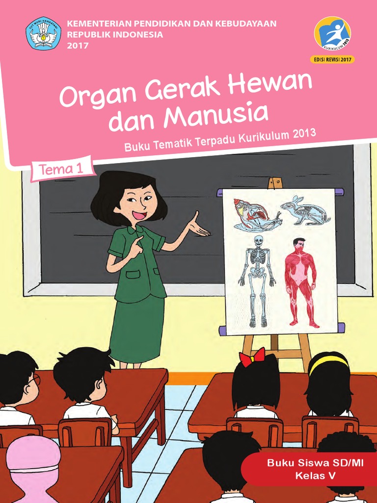 Kelas 05 Sd Tematik 1 Organ Gerak Hewan Dan Manusia Siswa 2017