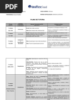 Plano de Tutoria Projeto Integrador i