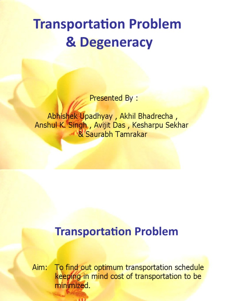 Check Number in Transportation Problem | PDF | Mathematical ...