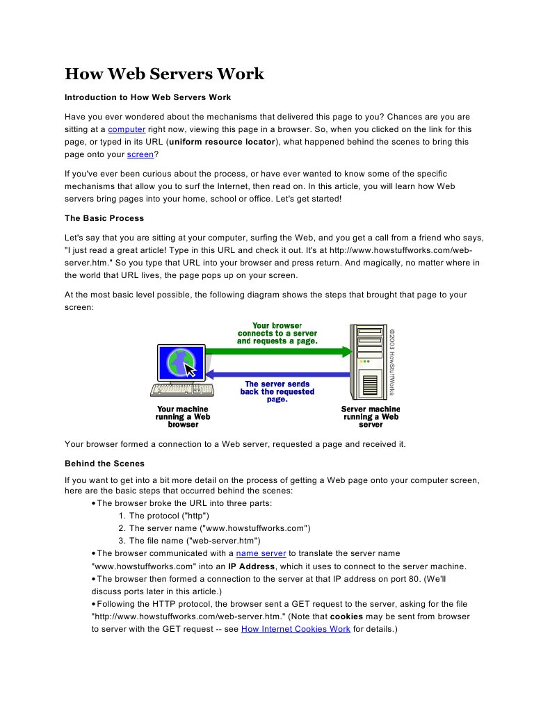 Understanding Web Server Functionality | PDF | Computers