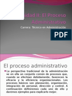 El Proceso Administrativo