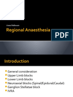 Regional Anaesthesia: Anna Welbourn