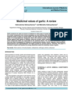 Medicinal Values of Garlic PDF