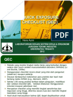 Quick Exposure Checklist Pekan 4