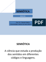 Aula de Semiótica 01 e 02