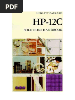 HP-12C Solutions Handbook