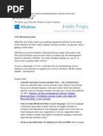 Windows Insider Program