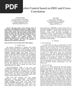 Autonomuos Robot Control Based on EEG and Cross-Correlation First Draft
