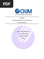 OUMH 2203 English For Workplace Communication May 2018 Semester