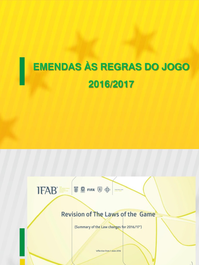IFAB se reúne e descarta mudanças nas regras do futebol - LANCE
