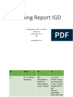 Morning Report IGD: Jadwal Jaga 26/7 2018 - 27/7 2018 DM Jaga: A Dokter Jaga: Dr. W Dr. R