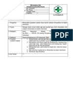 SOP Menyiapkan Alat Untuk Dimasukkan Sterilisator