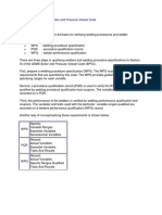 Section IX of The ASME Boiler and Pressure Vessel Code