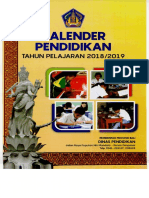 Kalender Pendidikan TP. 2018-2019