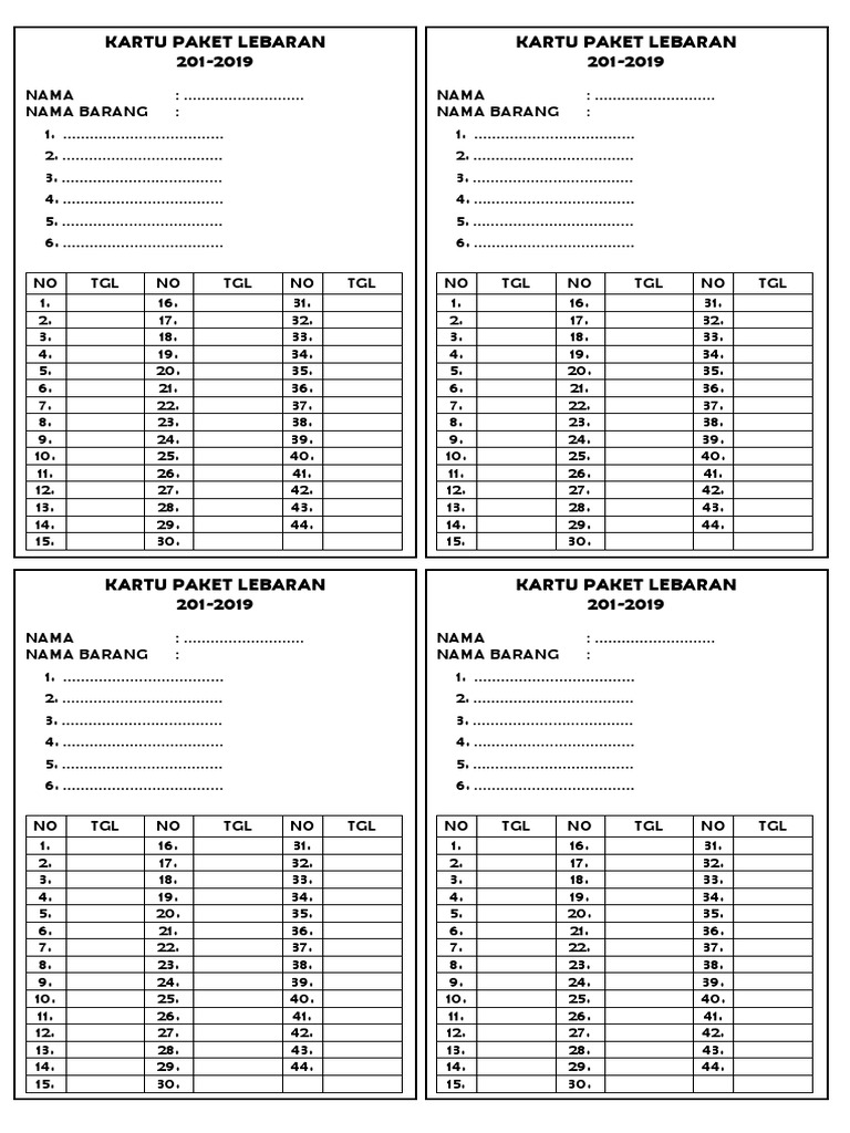 Contoh Buku Paket Lebaran Download File Guru