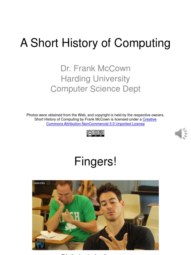 Short History of Computing PDF | PDF | World Wide Web | Internet & Web