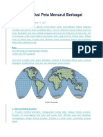 Jenis Proyeksi Peta Menurut Berbagai Kriteria