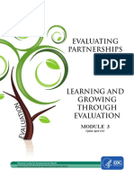 Evaluating Partnerships: Update April 2015
