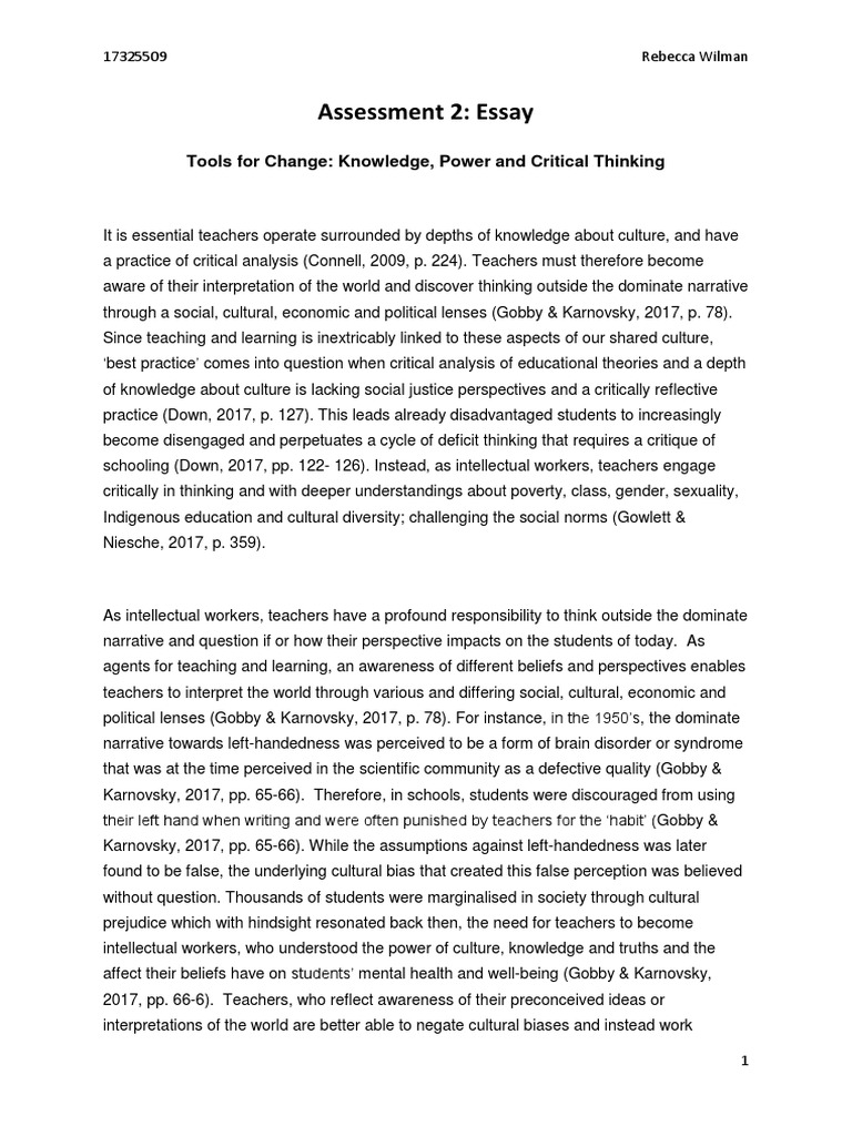 assessment-2-essay-pdf-critical-thinking-teachers